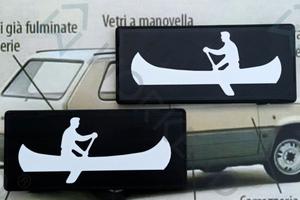 Targhette Laterali Fiat Panda 4x4 Sisley - lisce