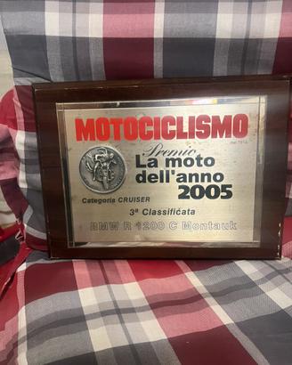 Targa premio motociclismo 2005 bmw  r 1200