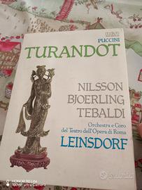 Turandot Nilsson Bjoerling 3 cassette audio RCA 