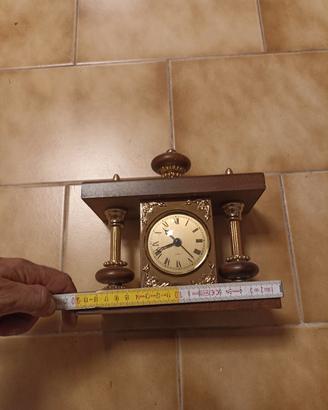 orologio da appoggio vintage legno 