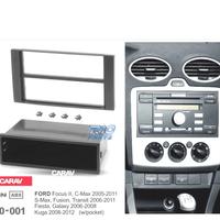 TELAIO NERO RADIO 1-DIN PER FORD FOCUS C-MAX S-MAX