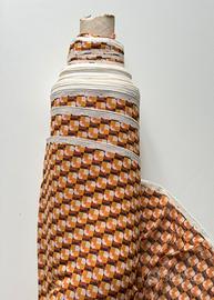 Tessuto vintage anni ‘70 originale geometrico