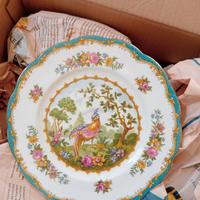 piatto decorato Royal Albert Bone China