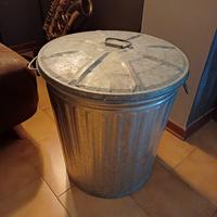 Bidone in alluminio stile industrial 