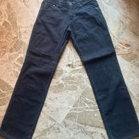 Pantaloni velluto a costine blu, donna, Armani jr