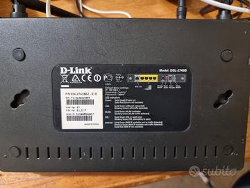 Modem Router DLINK DSL-2740 ADSL2+ Wireless N 300