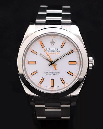 Rolex Milgauss ref 116400 serviced + box & papers