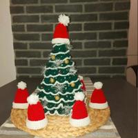 albero di natale ad uncinetto 