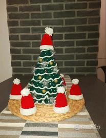 albero di natale ad uncinetto 