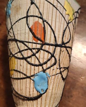 Vaso in Ceramica Mid-Century Modern