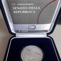 Moneta 5 euro 75° ann. Senato della Repubblica 