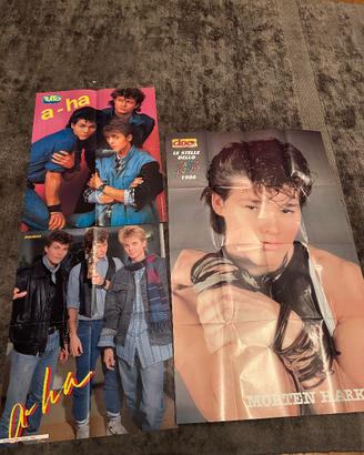 Poster musica e cinema anni 80( fronte retro)