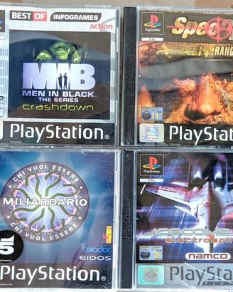 Lotto 4 quattro Giochi originali play station 1 Ps