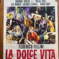 9 POSTER LOCANDINE Film Fellini cinema mostra