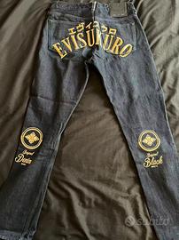 jeans Evisu originali, taglia 30×34, come nuovi.