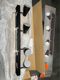 Lampada a led con 4 punti luce, nuova