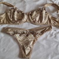 completo intimo colore champagne taglia 3 - 75/C
