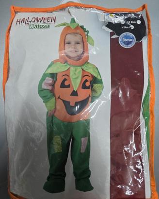 costume da zucca per bambini di Halloween