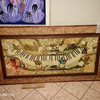 Quadro in vetro in rilievo. 