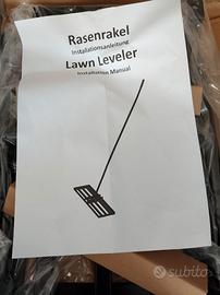 Rastello livellatore per prato
