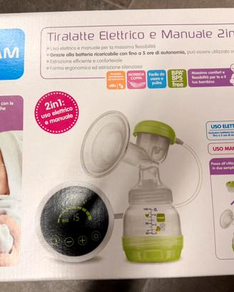 MAM tiralatte elettrico e manuale con accessori