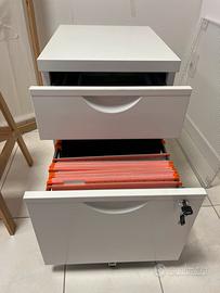 Cassettiera/schedario con chiave di sicurezza