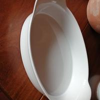 Pirofile in ceramica bianca 