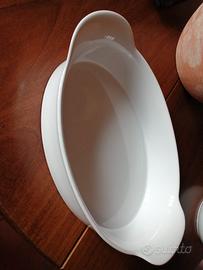 Pirofile in ceramica bianca 