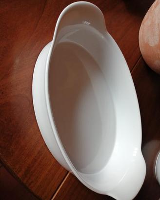 Pirofile in ceramica bianca 