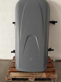 baule rigido con portapacchi per auto sopra il tet