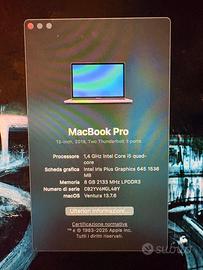 Macbook pro 2019 13