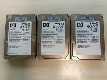 N.3 Hard Disk 500GB SAS 2.5” 7,2K HDD HP MM0500FBF
