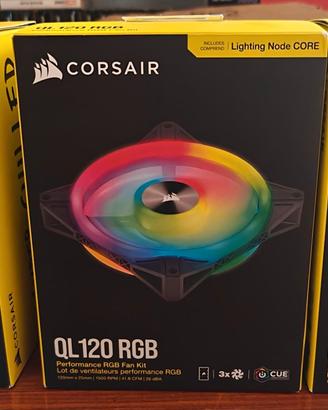 Corsair QL120 RGB - Kit da 3 Ventole