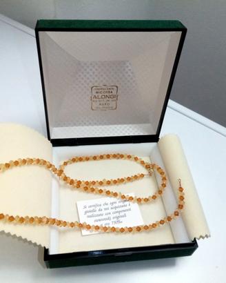 Collana con bracciale con elementi Swarovski