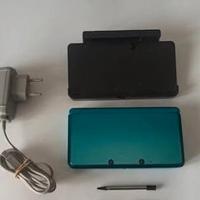 Nintendo 3ds verde acqua scuro SENZA PENNETTA 