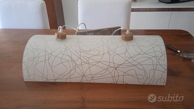 lampadario in vetro moderno