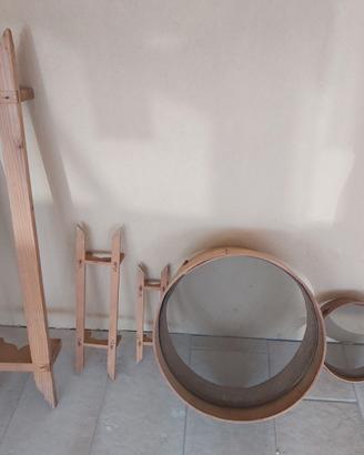 SETACCIO VINTAGE Sardo IN LEGNO ARTIGIANALE