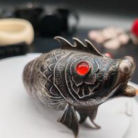 Raro Pesce Articolato in Argento 925