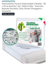 traversine impermeabili lavabili riutilizzabili 