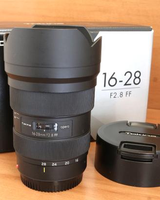 Tokina Opera 16-28 F. 2.8 FF per Canon
