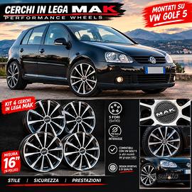  cerchi in lega mak e gomme termiche 205 55 16