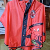 Mantellina Poncho Pioggia Ac Milan