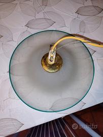 lampadario rotondo vetro