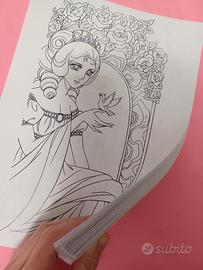 Lady Oscar 🌹 stampe da colorare