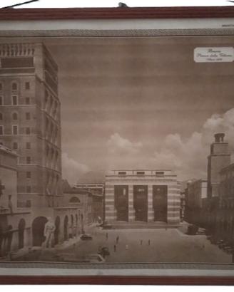 Stampa su tessuto “Brescia Piazza Vittoria”