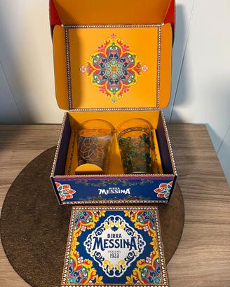 Bicchieri birra Messina tributo artisti siciliani