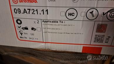 kit dischi e pastiglie Brembo