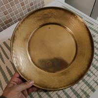 Piatto in ottone 