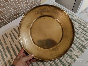 Piatto in ottone 
