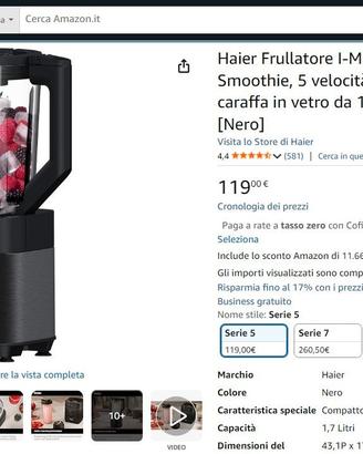 Haier I-Master 5, Frullatore Professionale - NUOVO